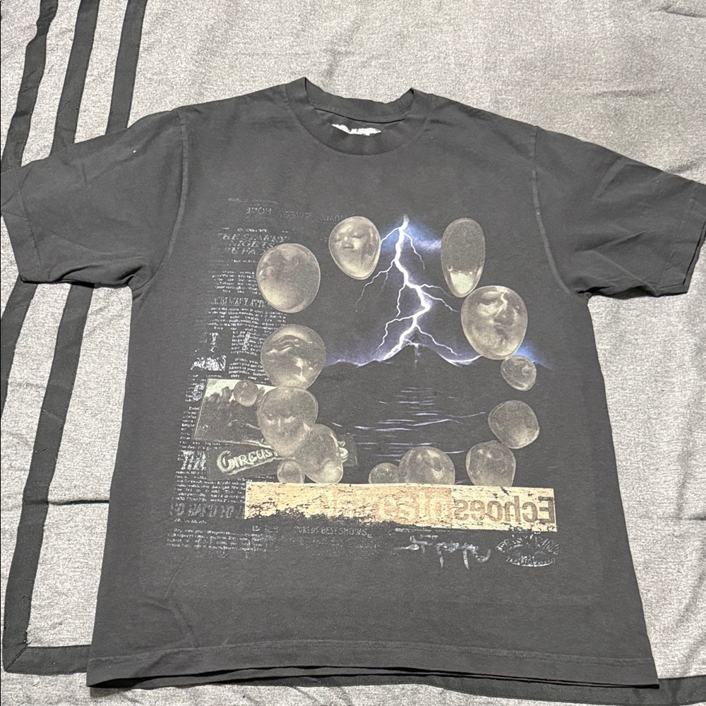 Travis Scott Tour Merch Black Graphic Tee